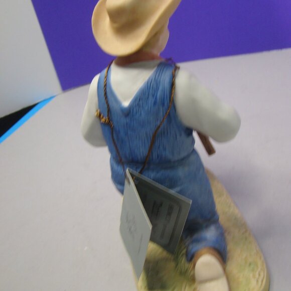 VTG Home Interiors Homco Denim Days Debbie's Dad Figurine with Tag #1515 - Picture 11 of 16